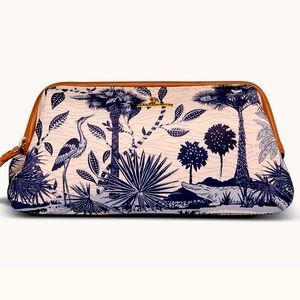 Spartina 449 cosmetic pouch Ashley River print